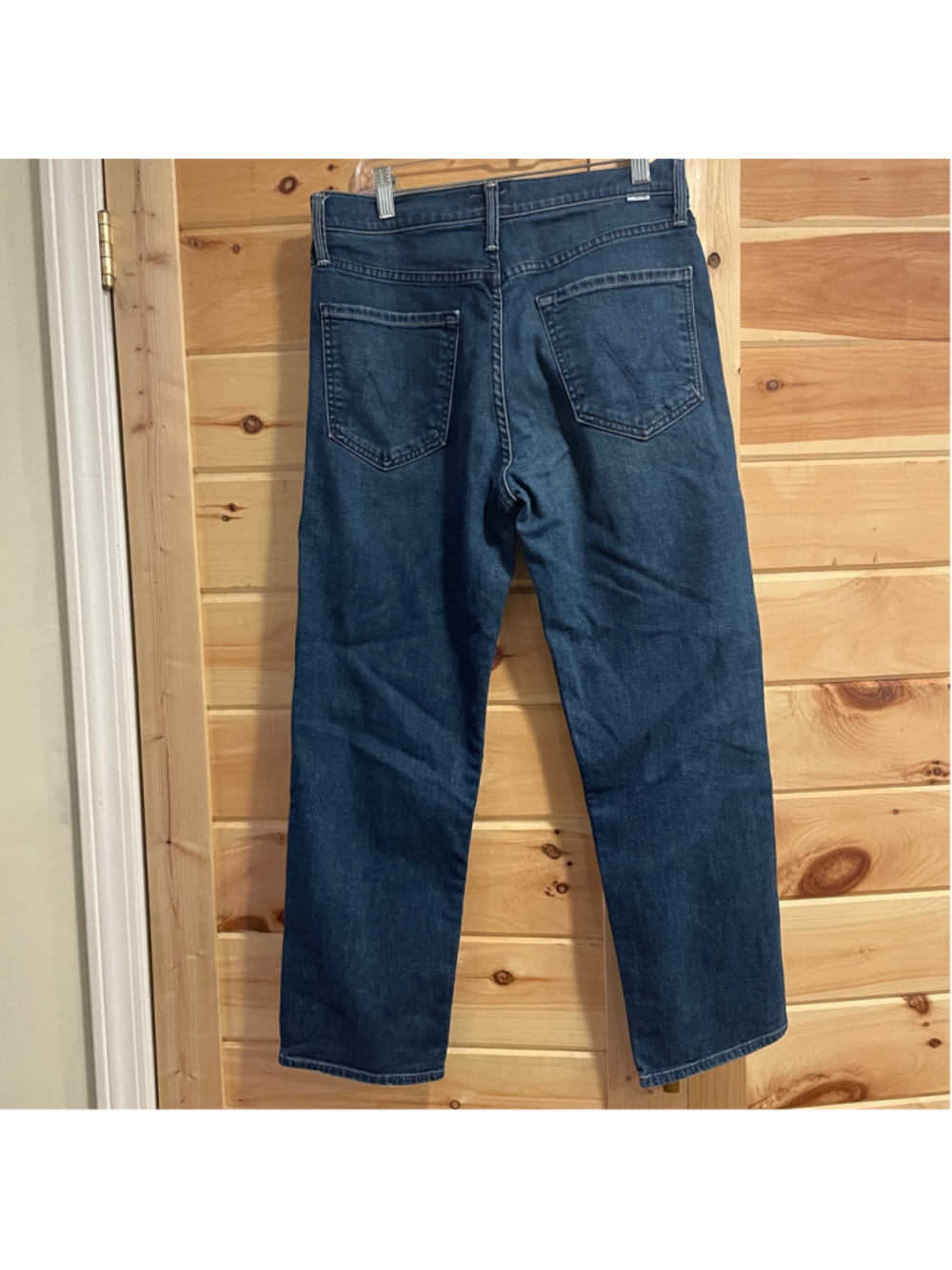 Women's Mother The Tomcat Straight Leg Jeans in Blue, Size 30 - Picture 4 of 7